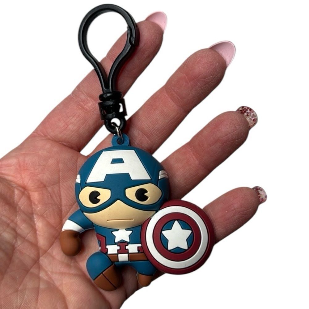 Captain America Mini Figure Keychain.